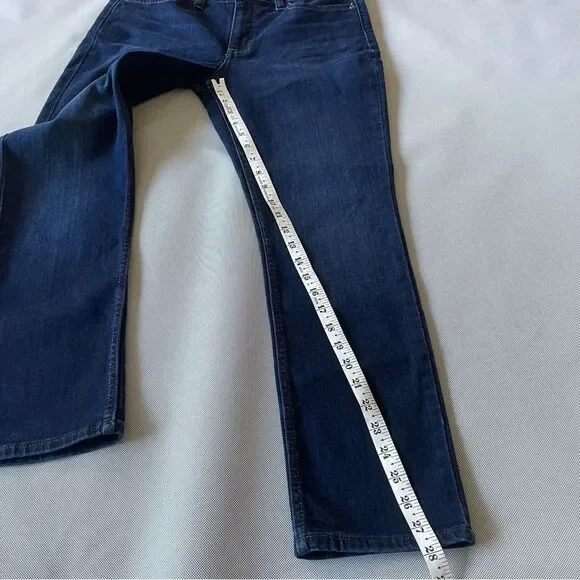 Lee Dark Denim Straight Leg Jeans Women’s Size 10 S/C - Picture 5 of 8